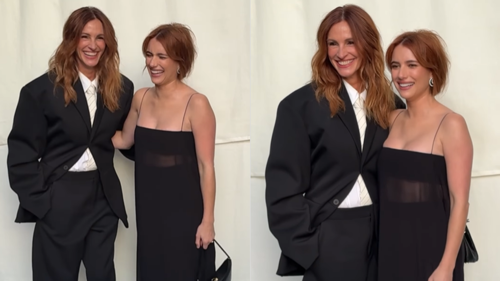 Emma Roberts and Julia Roberts