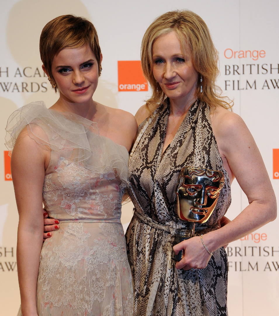 Emma WatsJ K Rowling & Emma Watsonon