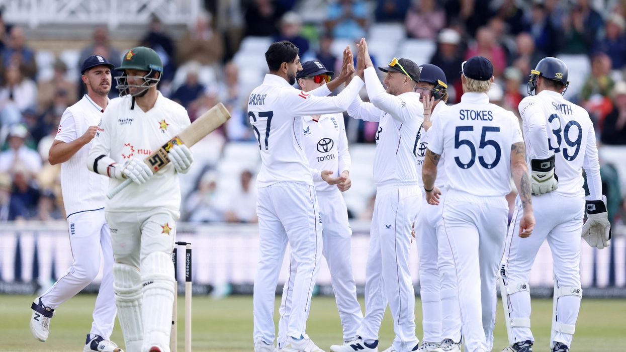 England run riot against Zimbabwe; Sam Cook strikes on debut