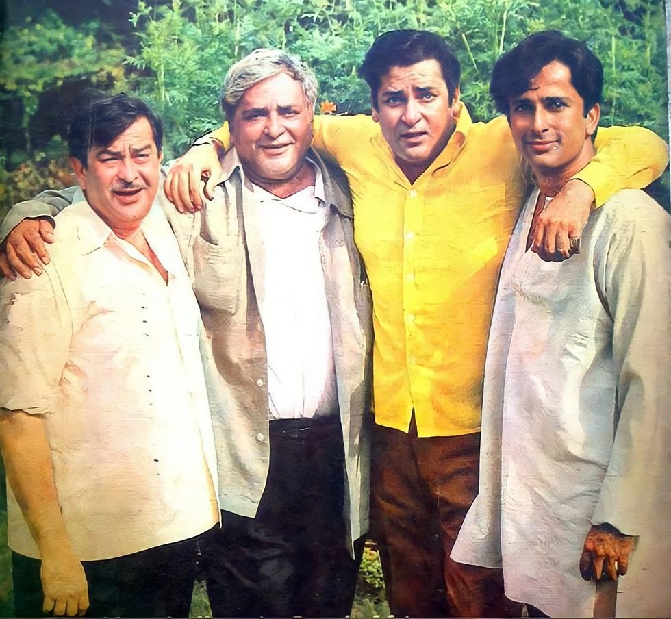 F Raj Kapoor prithviraj kapoor shammi kapoor shashi kapoor 6427 n