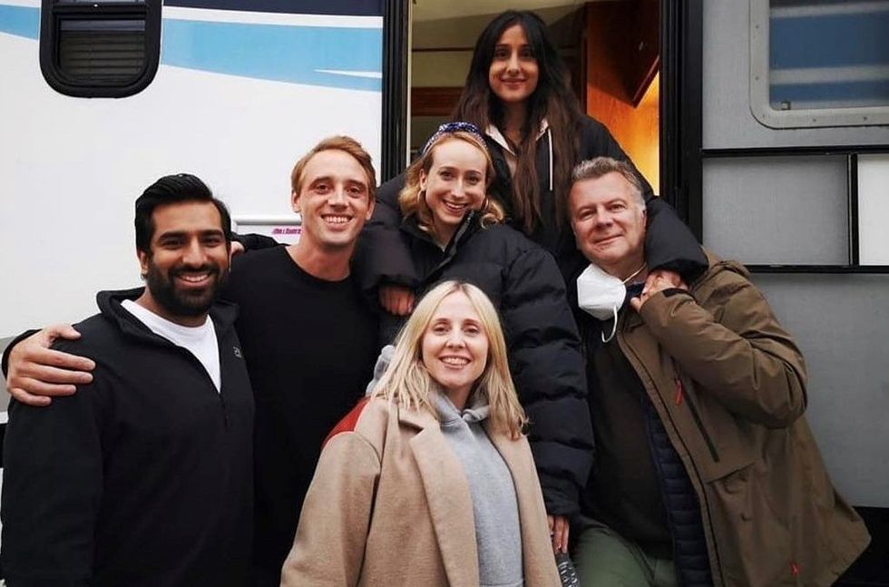 Feature inset Yanick Ghanty with Hullraisers cast