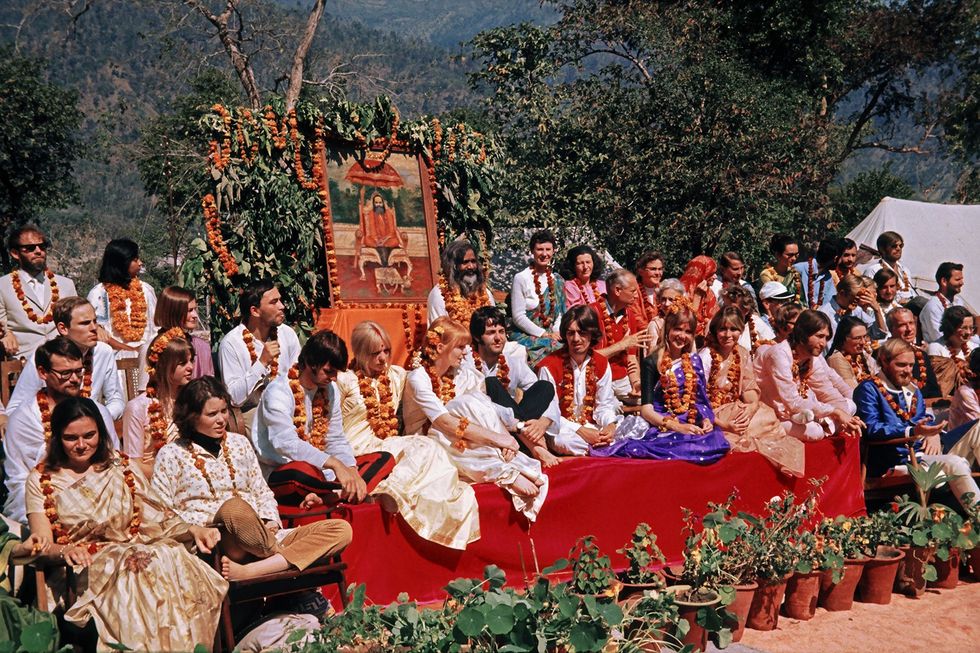 FILM STILL Maharishi The Beatles company Avico.co .uk 1