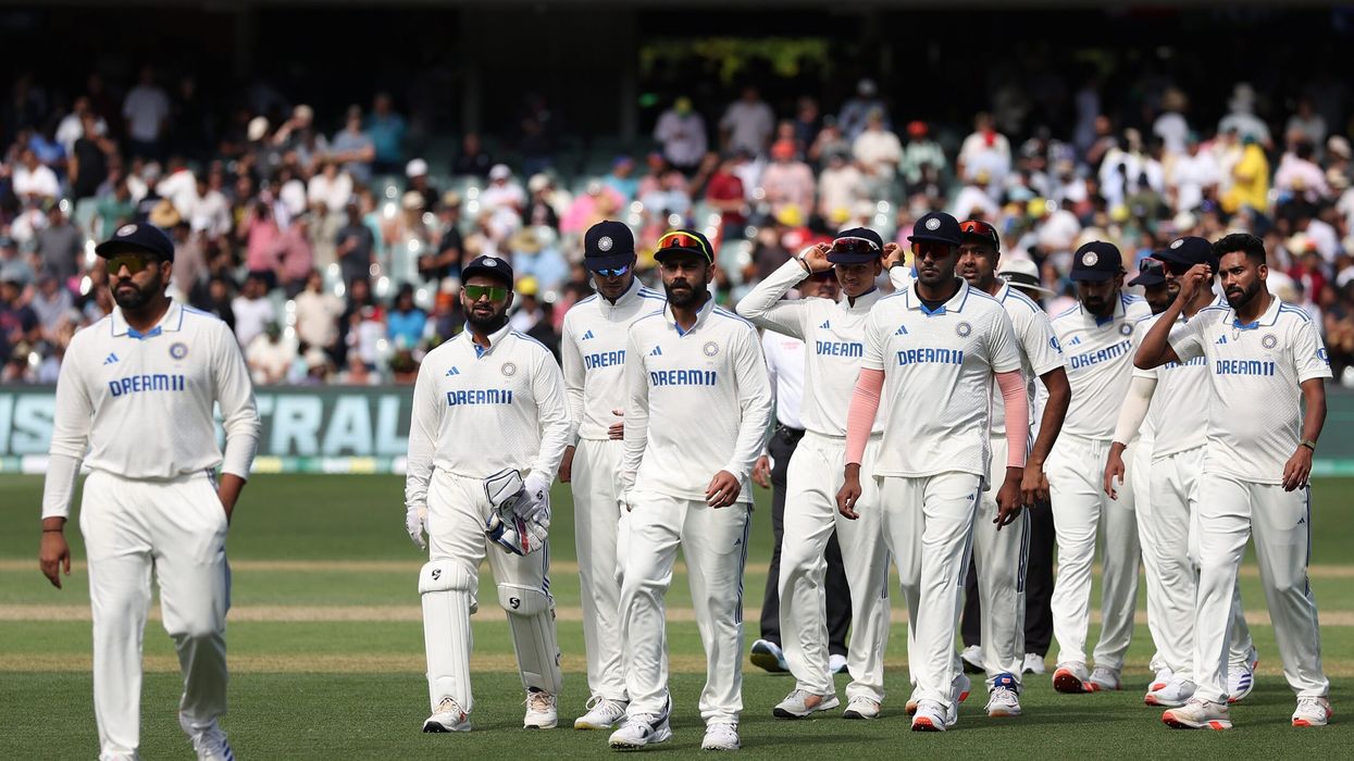 For India, the defeat added to their struggles at Adelaide, recalling their 2020 collapse when they were bowled out for their lowest-ever Test score of 36. (Photo: Getty Images)