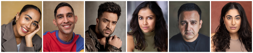 Frankie Goes to Bollywood CAST Collage