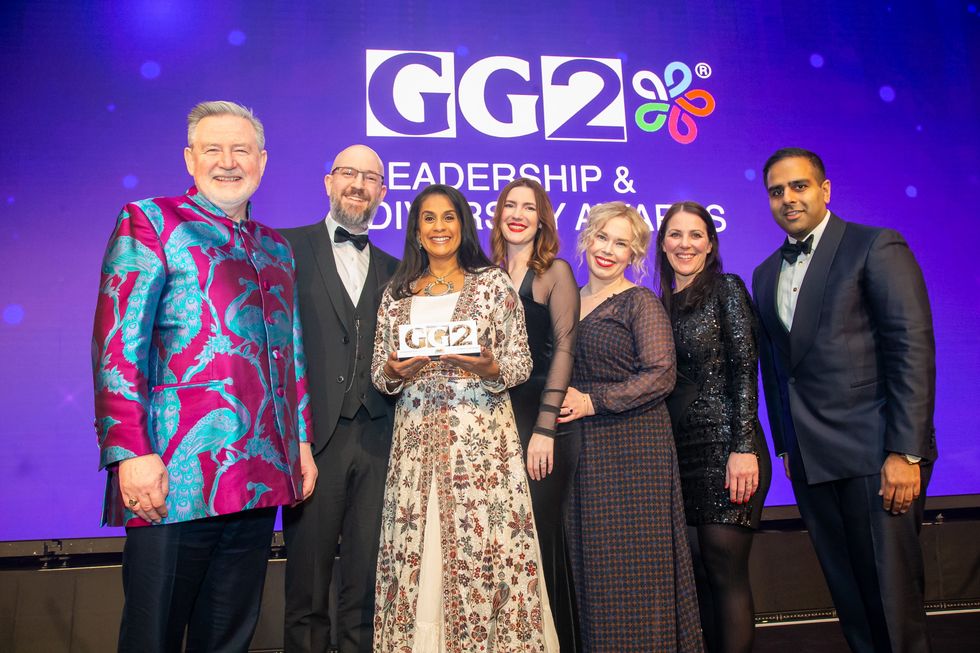 (From left) Barry Gardiner, Neale Proud, Neelam Katechia, Pippa Lee, Louisa Minto, Allison Hogg and Aditya Solanki