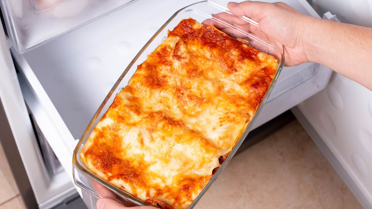 Frozen vegetable lasagne