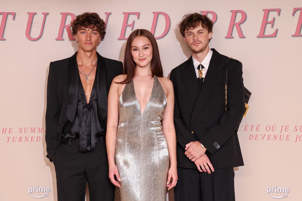 Gavin Casalegno, Lola Tung and Christopher Briney