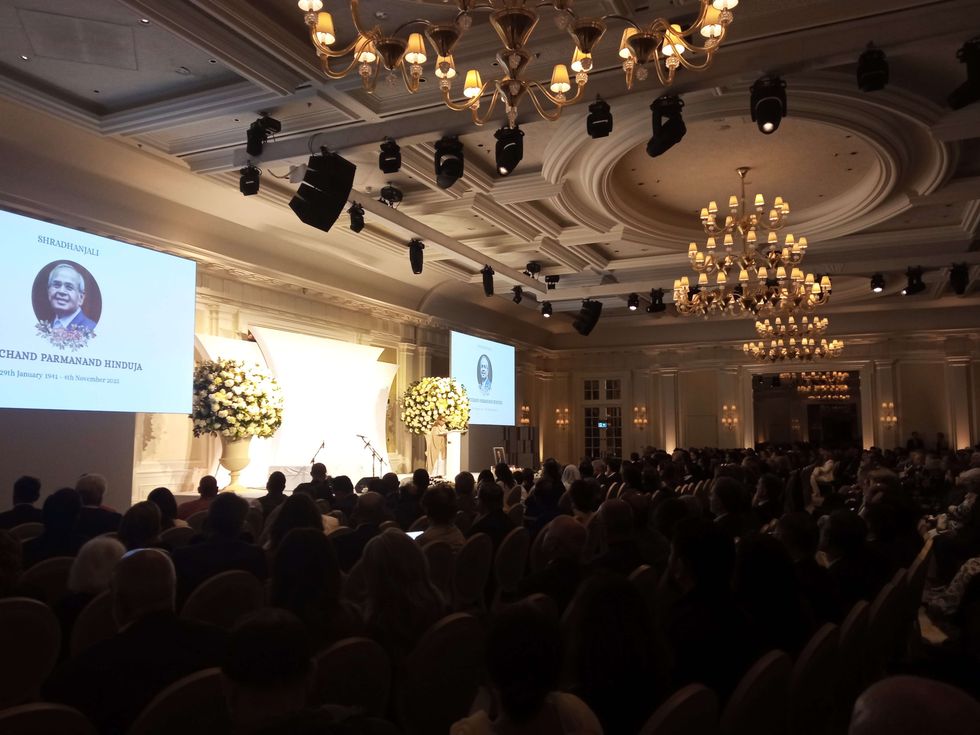 Gopi Hinduja funeral