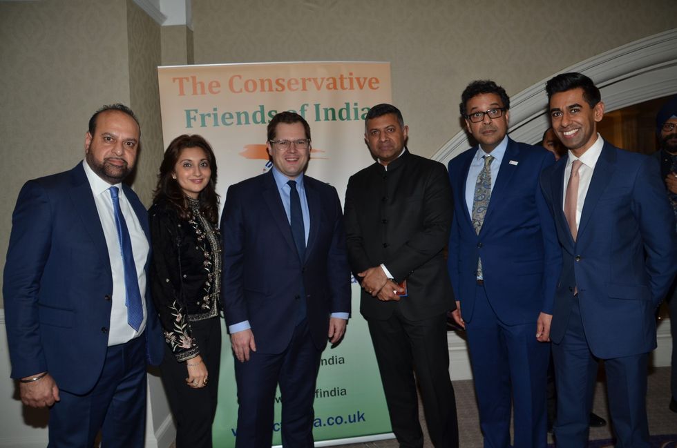 Guests at the CF India's Diwali party held on November 28, 2022