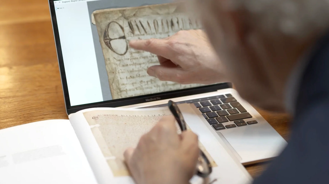 Harvard's copy of Magna carta