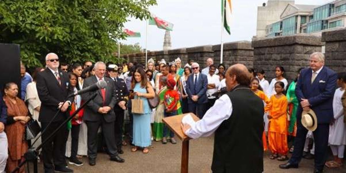 India Independence Day marked at Cardiff Castle