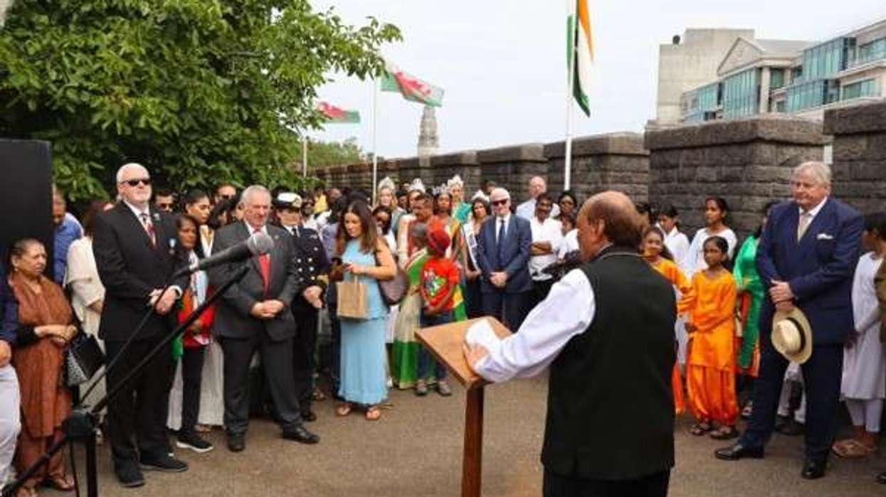 India Independence Day marked at Cardiff Castle