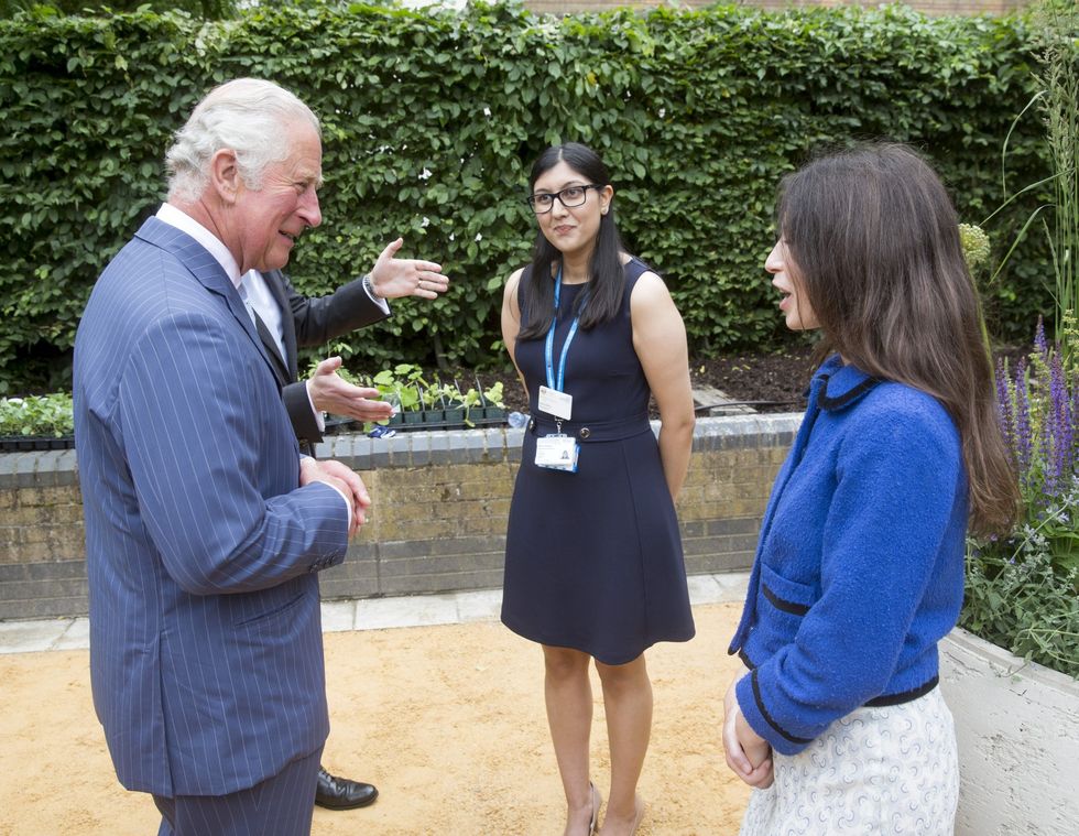 HRH The Prince of Wales meets Princes Trust supported young person and mentor