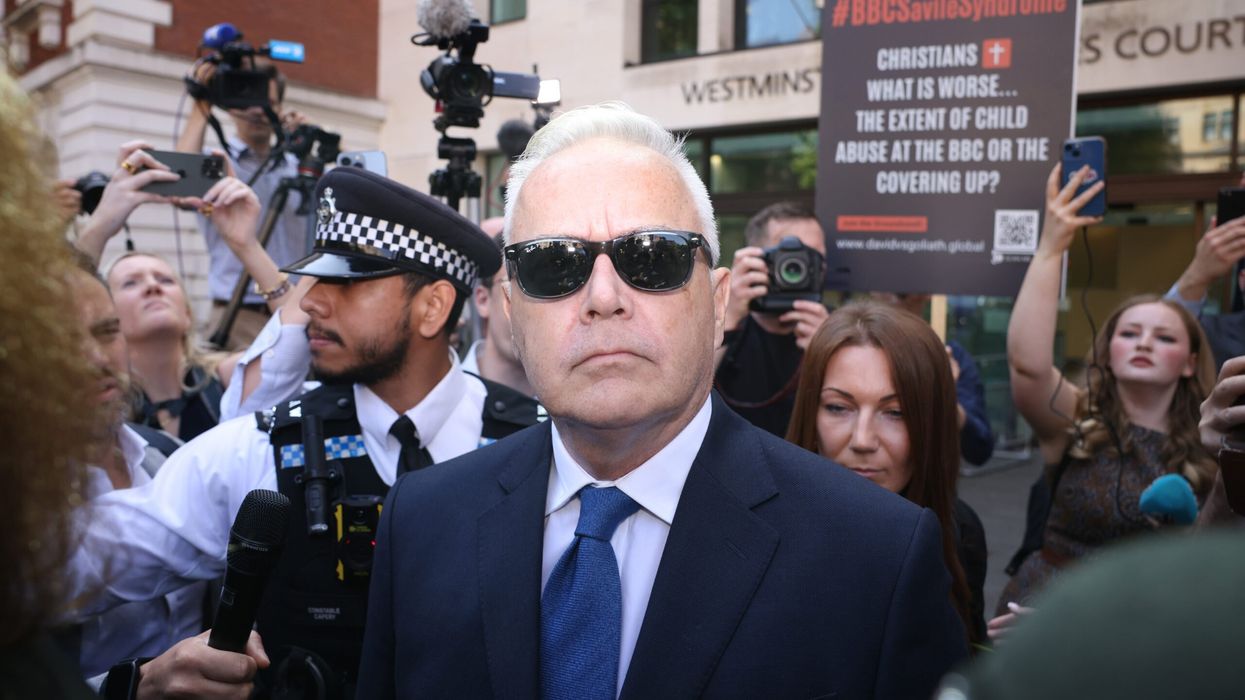 Huw Edwards leaves Westminster Magistrates' Court on July 31, 2024 in London. (Photo: Getty Images)