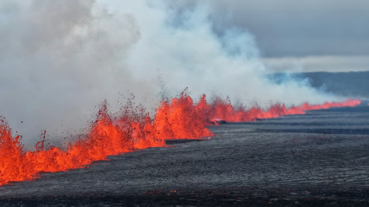 Iceland volcano eruption
