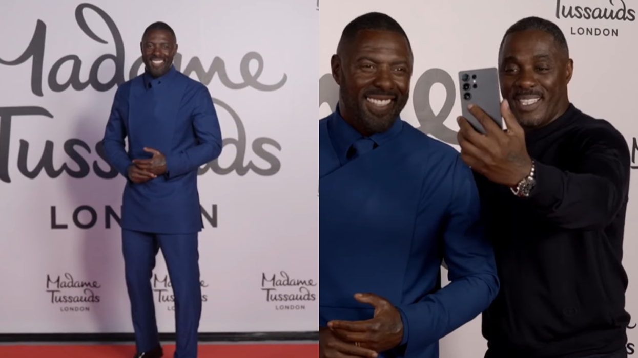 Idris Elba debuts Madame Tussauds waxwork in the suit he wore for King Charles