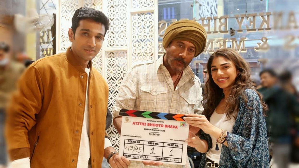 Pratik Gandhi begins shooting his next Atithi Bhooto Bhava