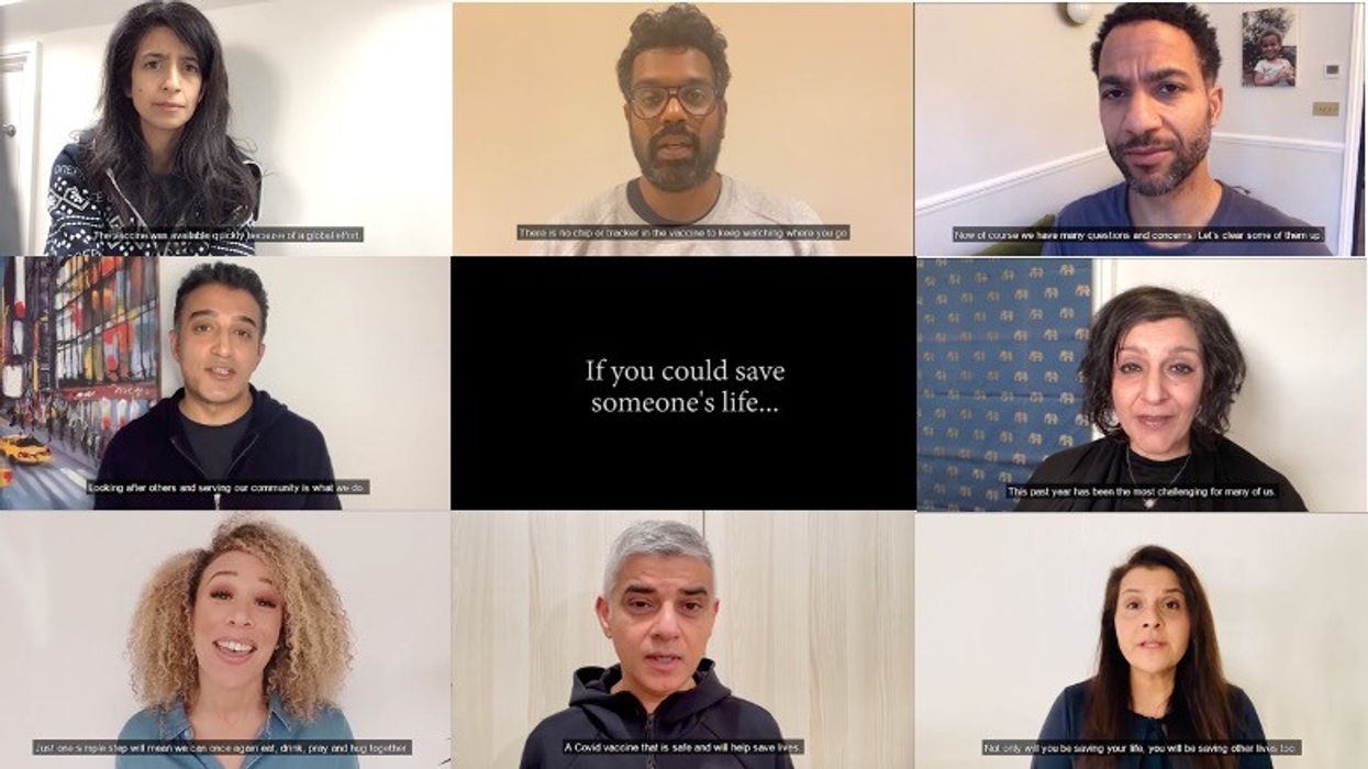 Celebrities urge BAME communities to take the Covid-19 vaccine in new video
