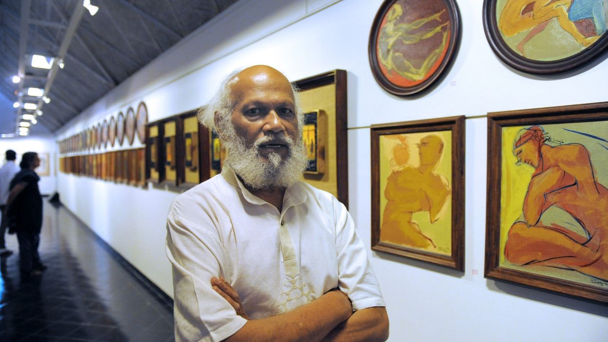 Indian artist captures migrants' lockdown ordeal in dozens of paintings