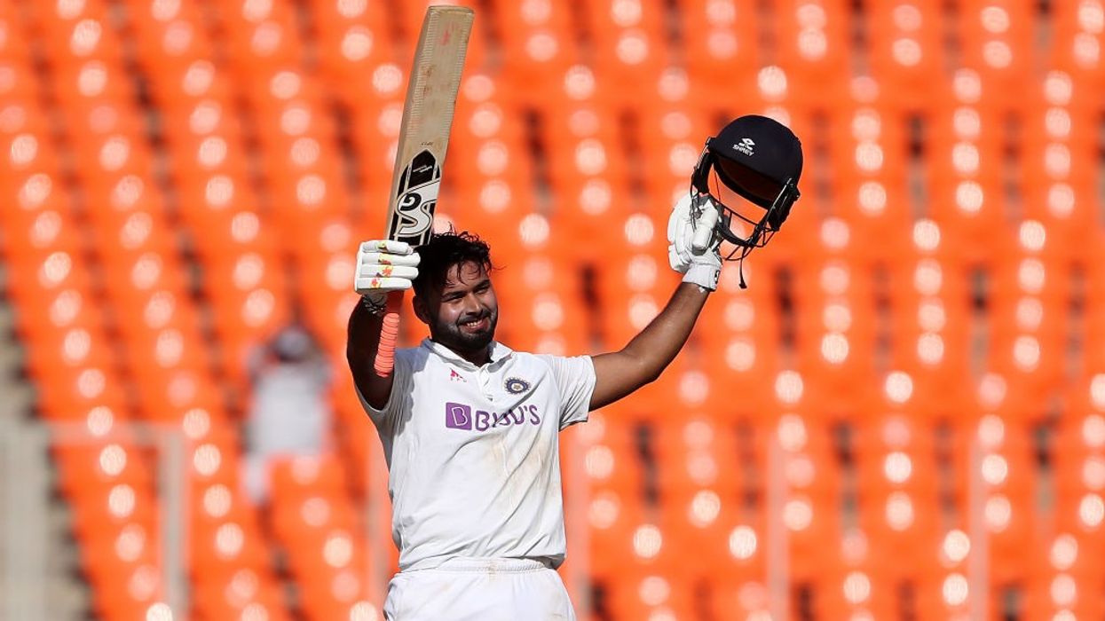 Pant's flamboyant ton puts India on top against England