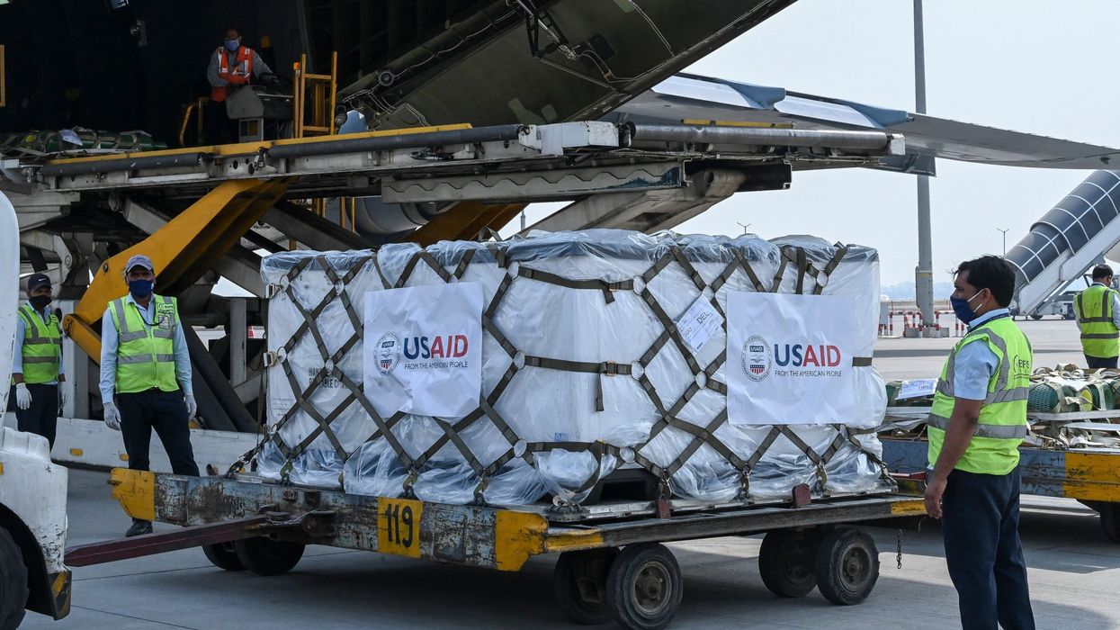 US aid arrives in India as Covid cases surge