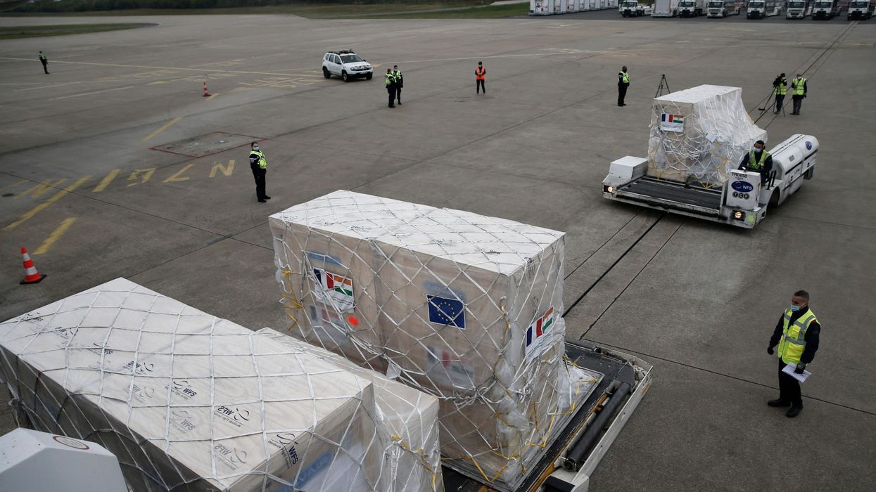 Lifesaving oxygen aid arrives in India as death toll hits new record