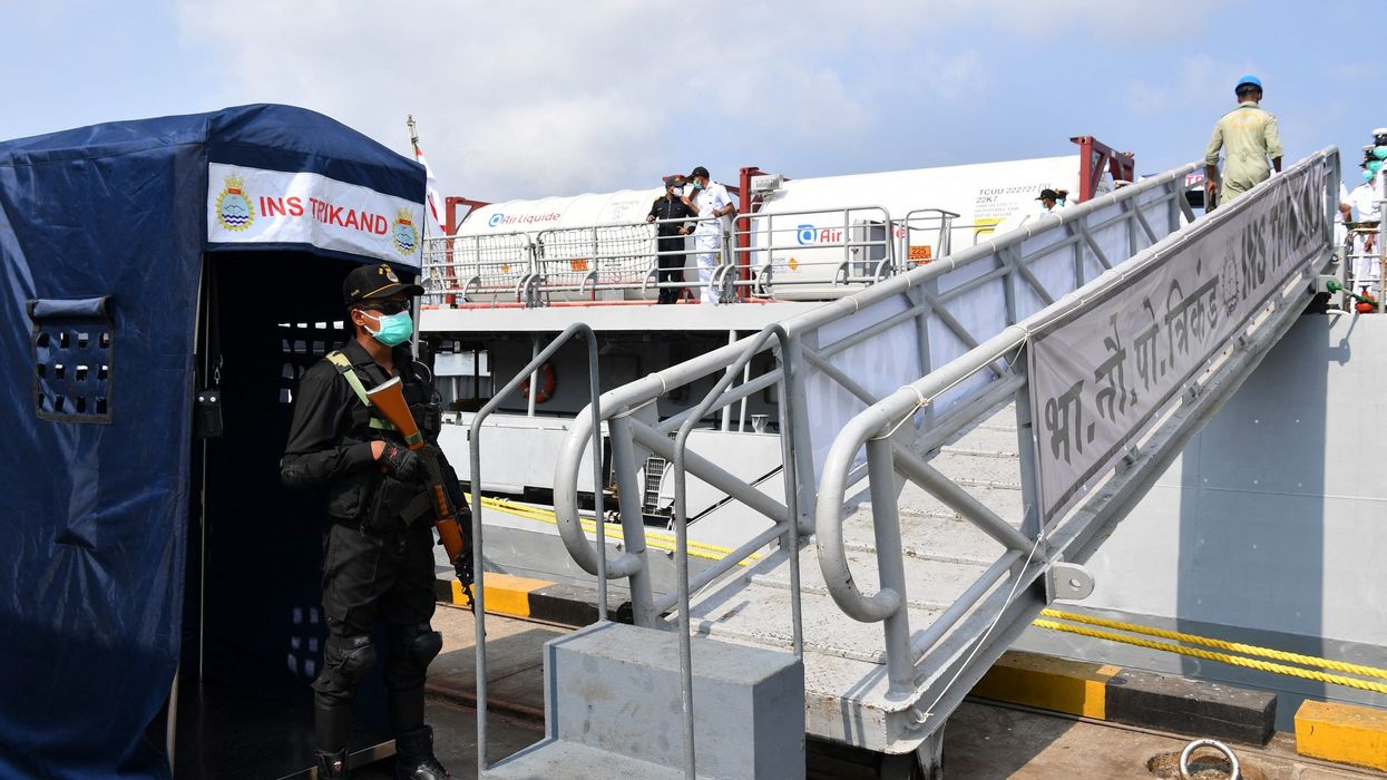 Indian Navy warships bring medical equipment from Gulf & Southeast Asia