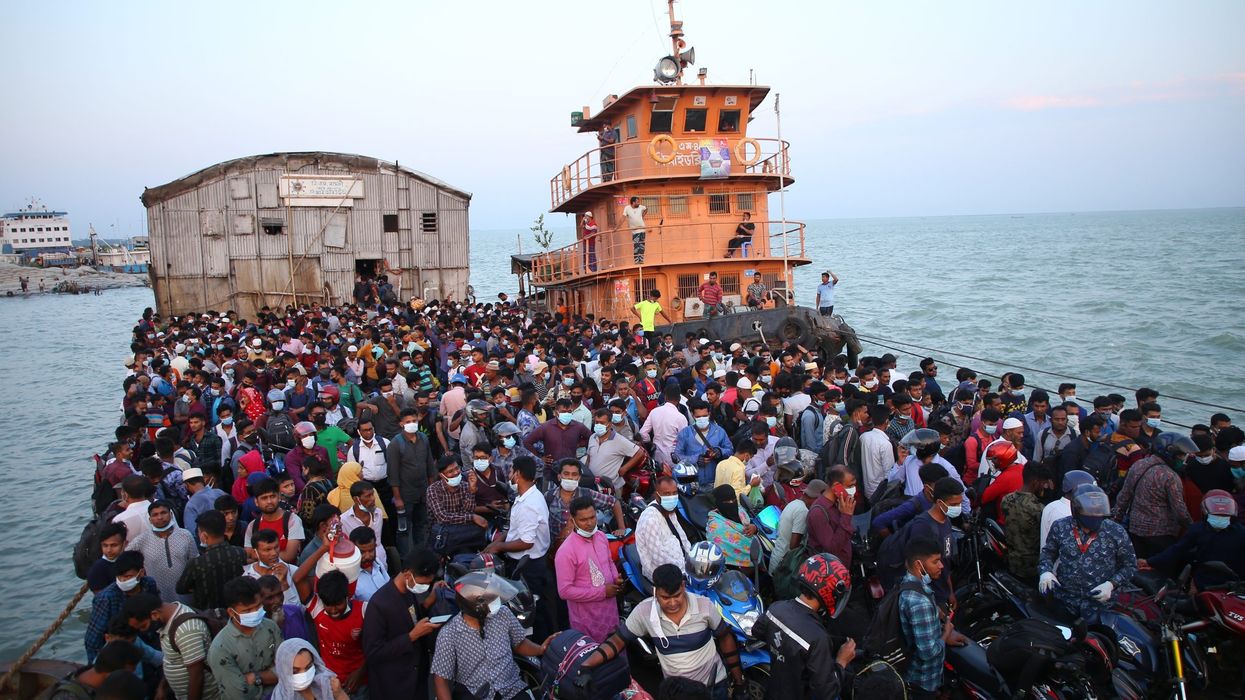 Crowds swell at Bangladesh ferry terminals as Eid approaches