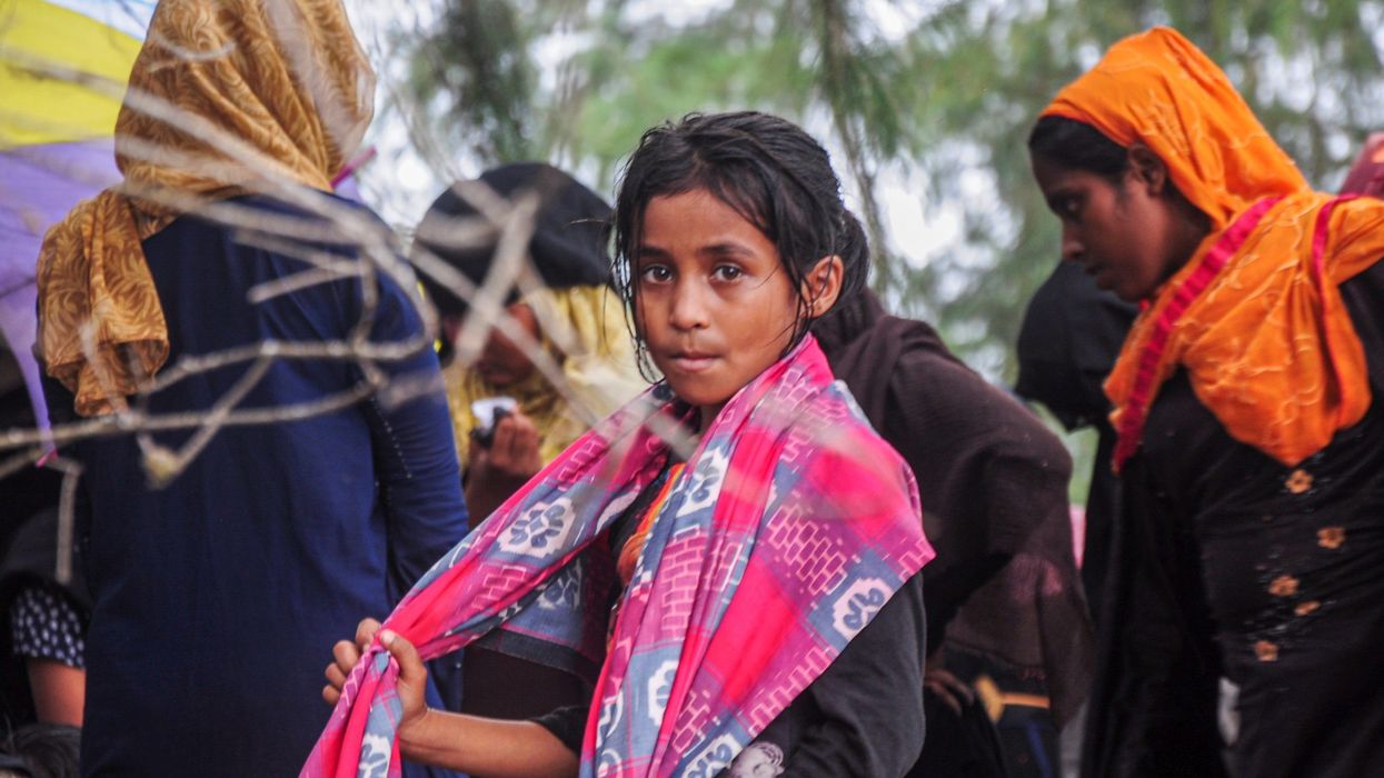 Rohingya refugee vessel disembarks off Indonesian coast