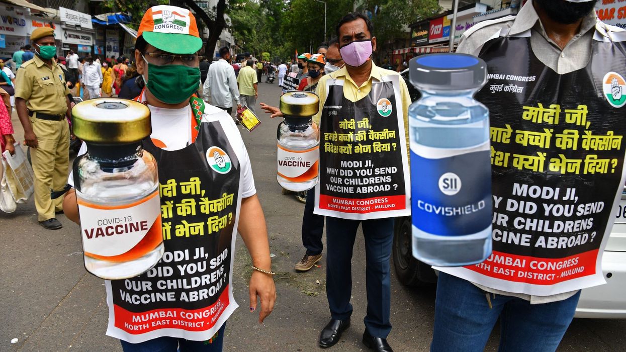 Wealthy residents and workers jump vaccine queue in India's financial hub