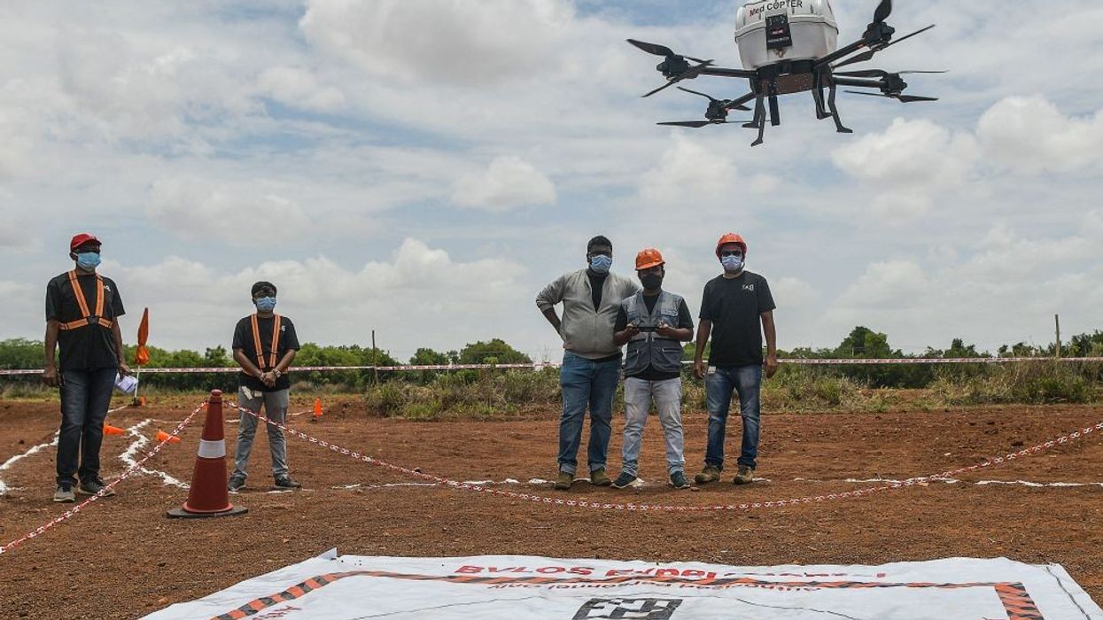 India tests longer-range drone flights to deliver Covid-19 vaccines