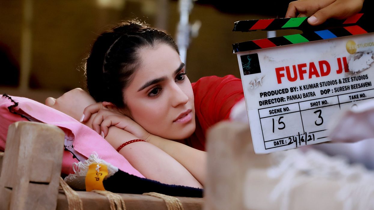 Makers unveil Sidhika Sharma's first look from the sets of Punjabi film Fuffad Ji
