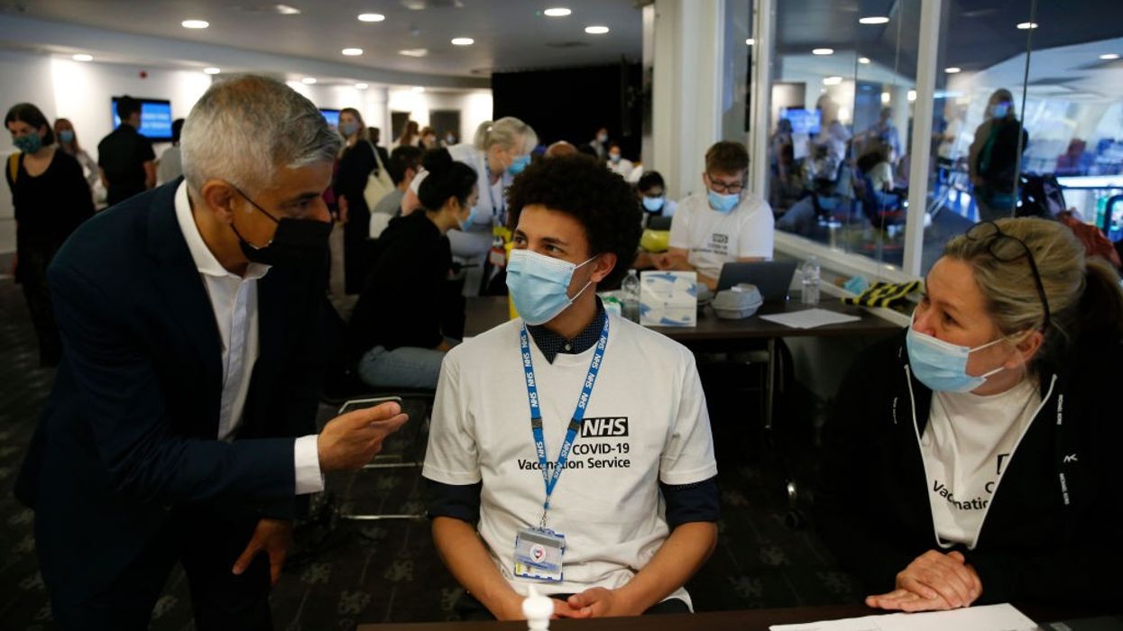 Sadiq Khan tells Londoners: sign up for Covid jab, win a Euro 2020 final ticket