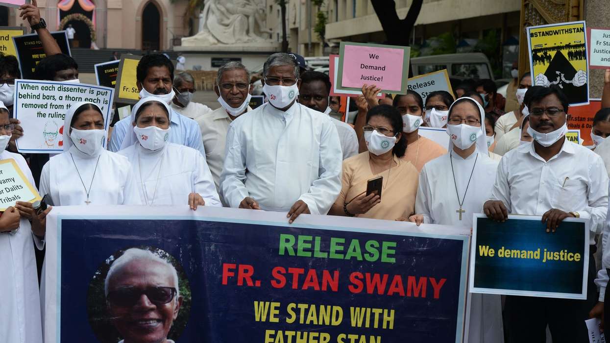 Indian priest, 84, held under anti-terror law dies