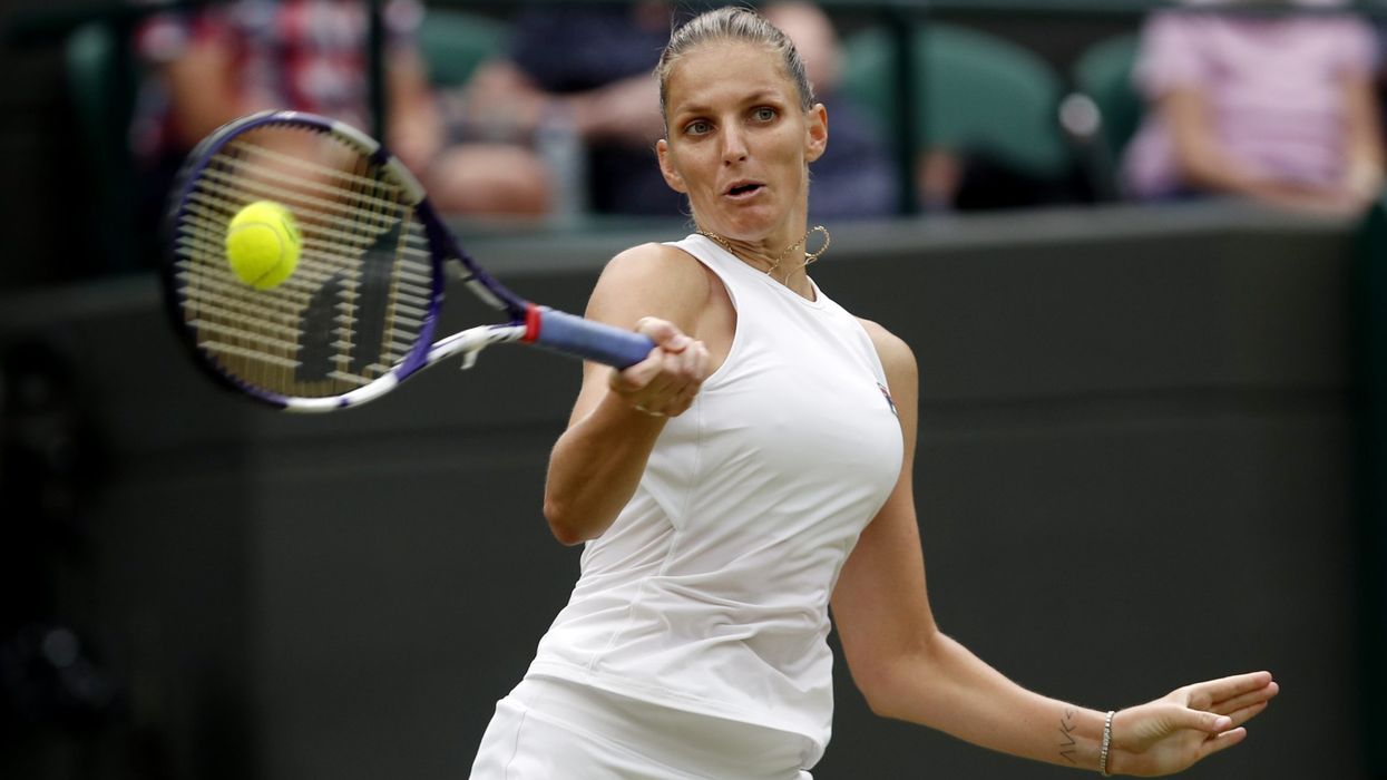 Pliskova powers into first Wimbledon semifinal