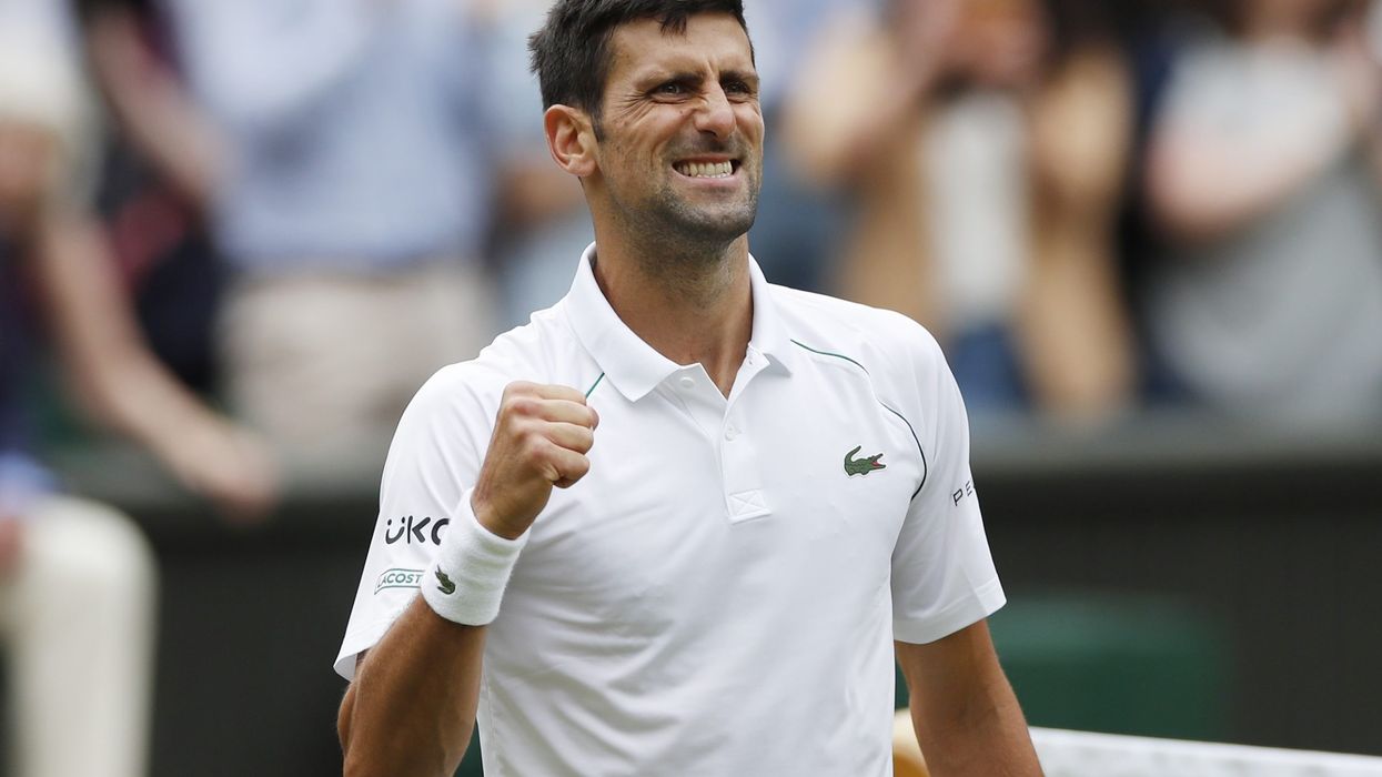 Djokovic storms into 10th Wimbledon semifinal