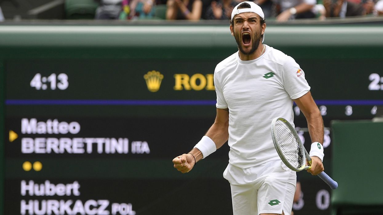 Berrettini becomes first Italian to reach Wimbledon singles final