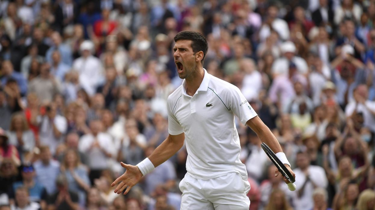Djokovic storms into seventh Wimbledon final