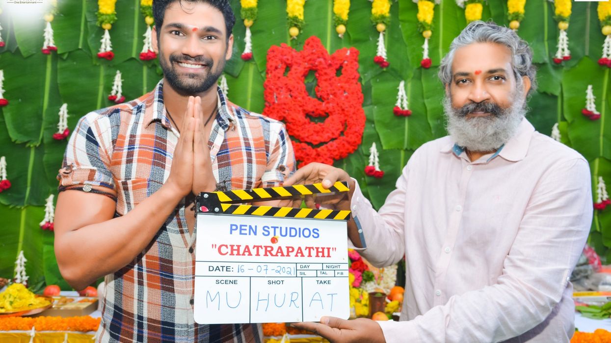 Chatrapathi Hindi Remake: SS Rajamouli launches the Bollywood debut of Bellamkonda Sai Sreenivas