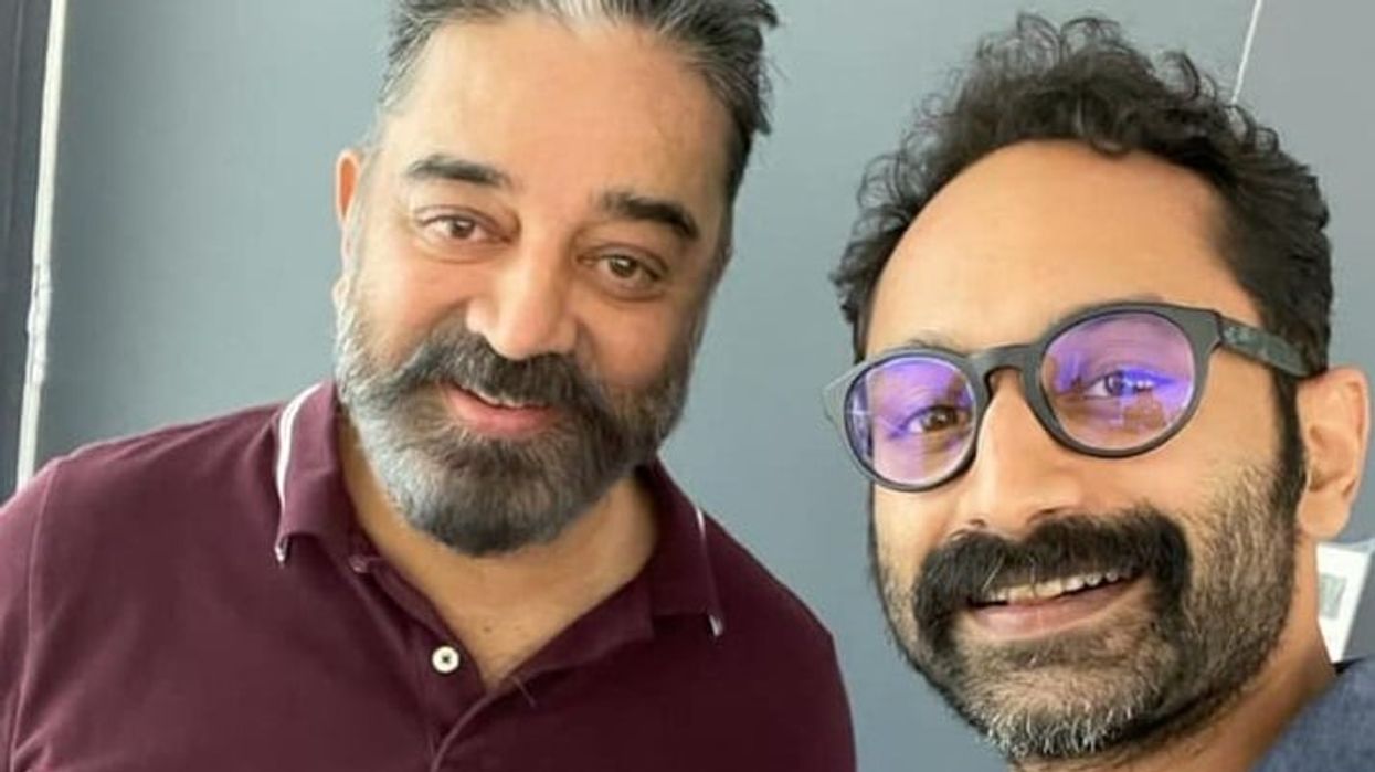 Fahadh Faasil joins Kamal Haasan on the sets of Vikram
