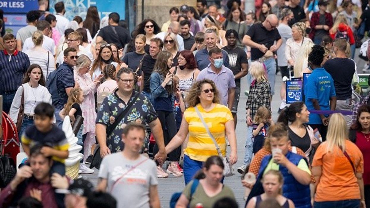 UK is 'not out of woods yet', says No 10 as cases fall 'dramatically'