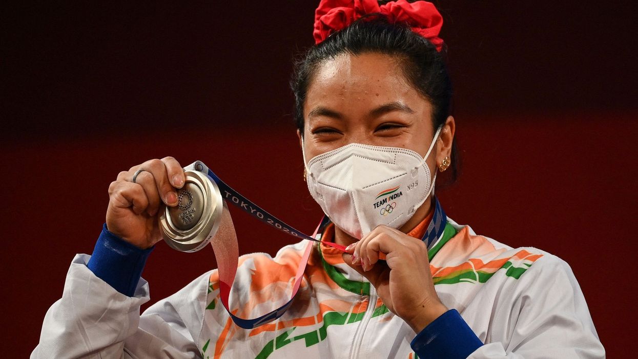 Chanu's Tokyo silver earns her free movies, pizza for life