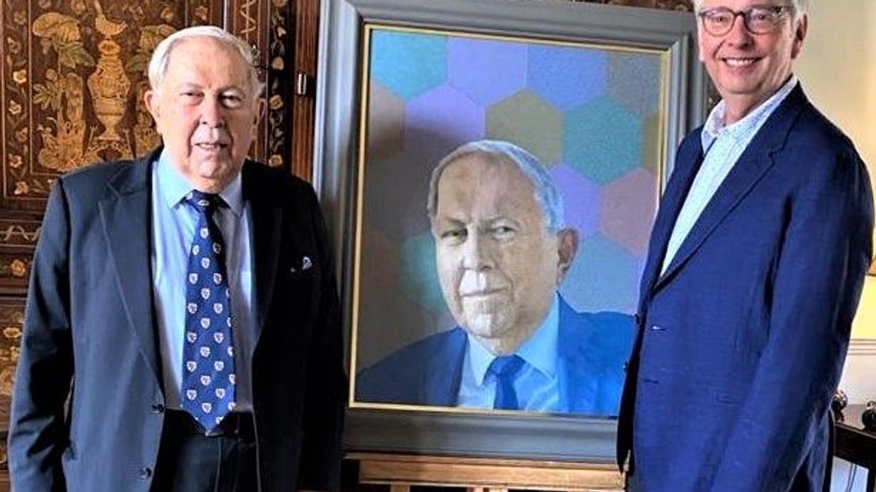 Hamied portrait unveiled in Cambridge college