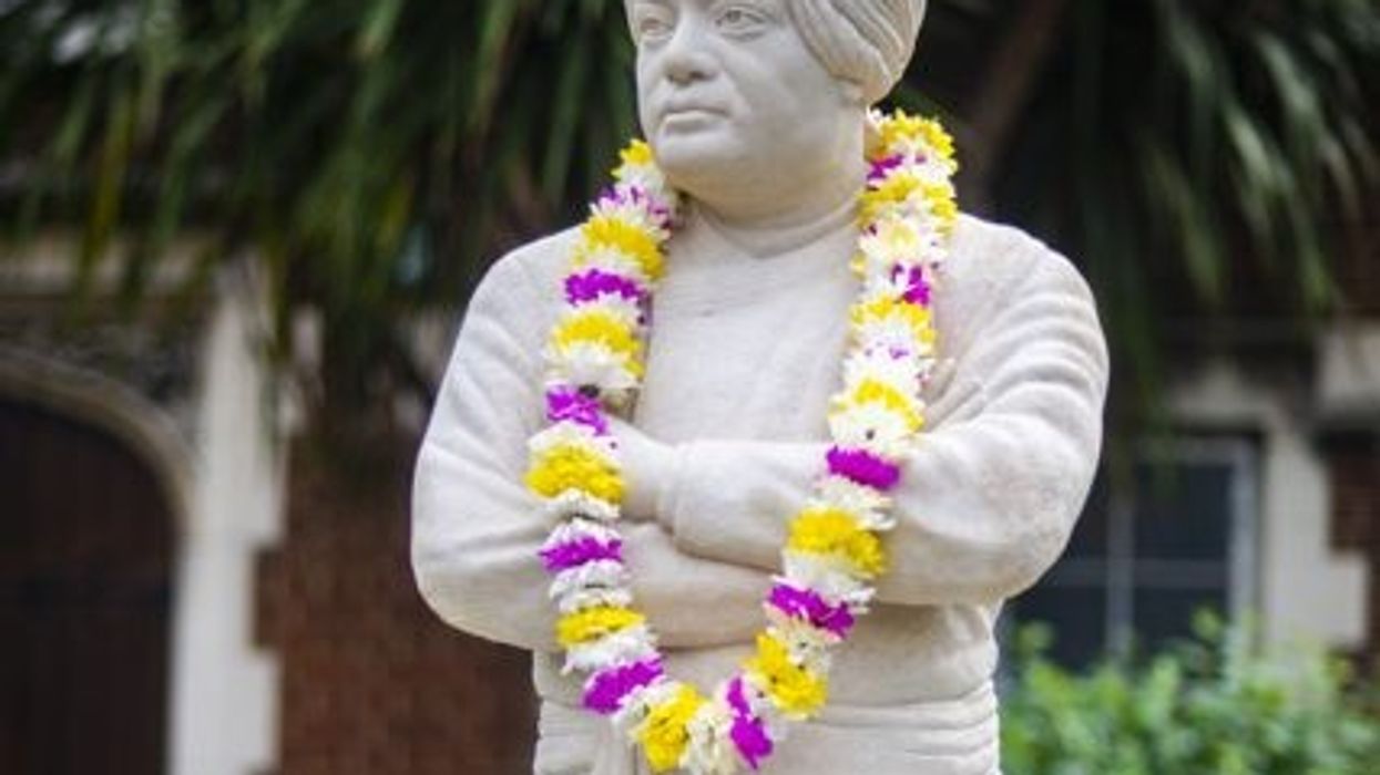 Statue of Swami Vivekananda unveiled outside Harrow Arts Centre