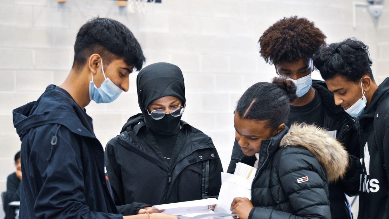 UK students react to GCSE results