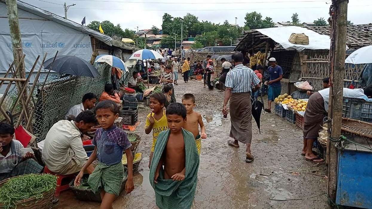 Rohingya children stage 'genocide' anniversary in Bangladesh camp