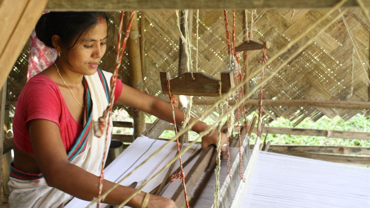 With Assam silk and trees, Indians fight climate change and trafficking