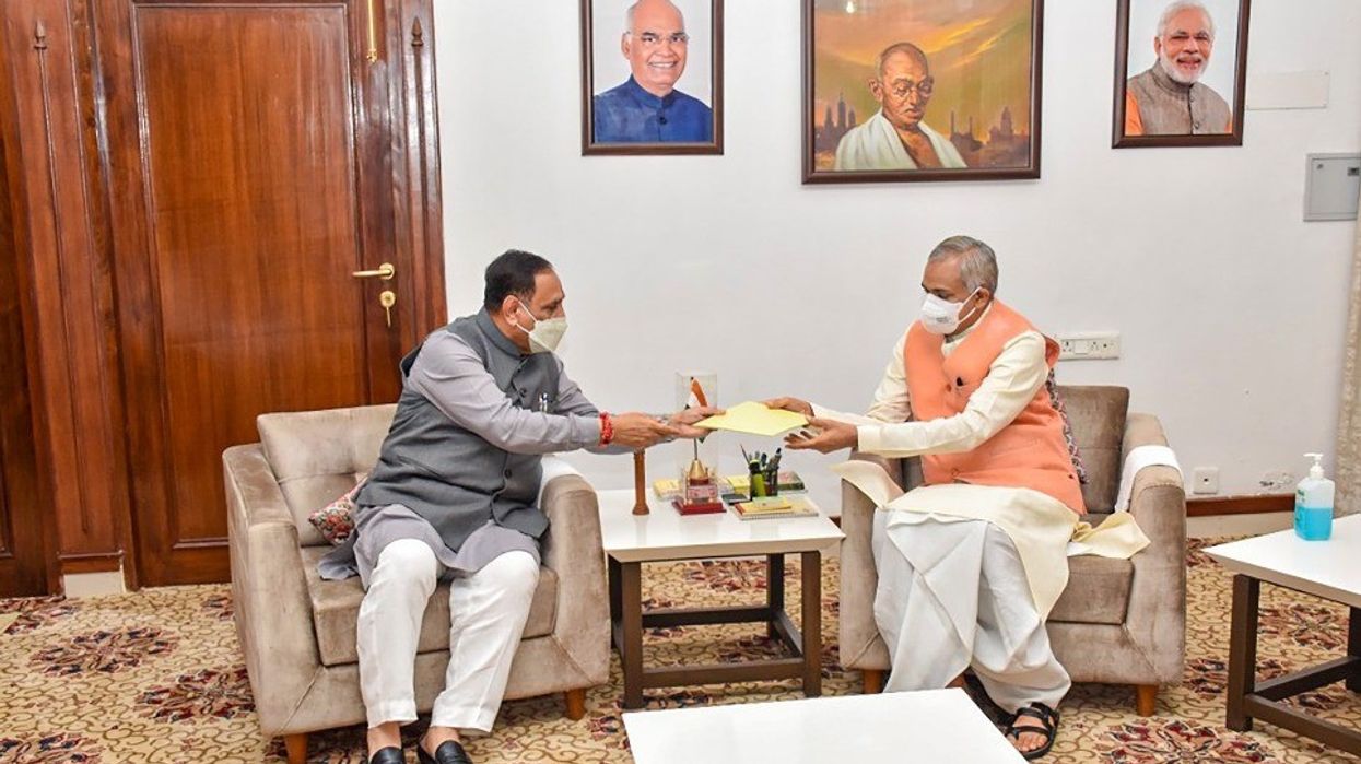 Gujarat chief minister Vijay Rupani resigns