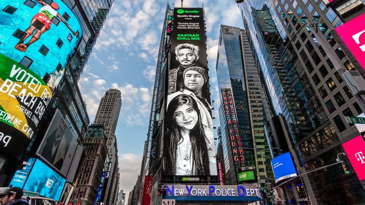 Raataan Lambiyan Chill Mix version gets featured at Times Square NYC