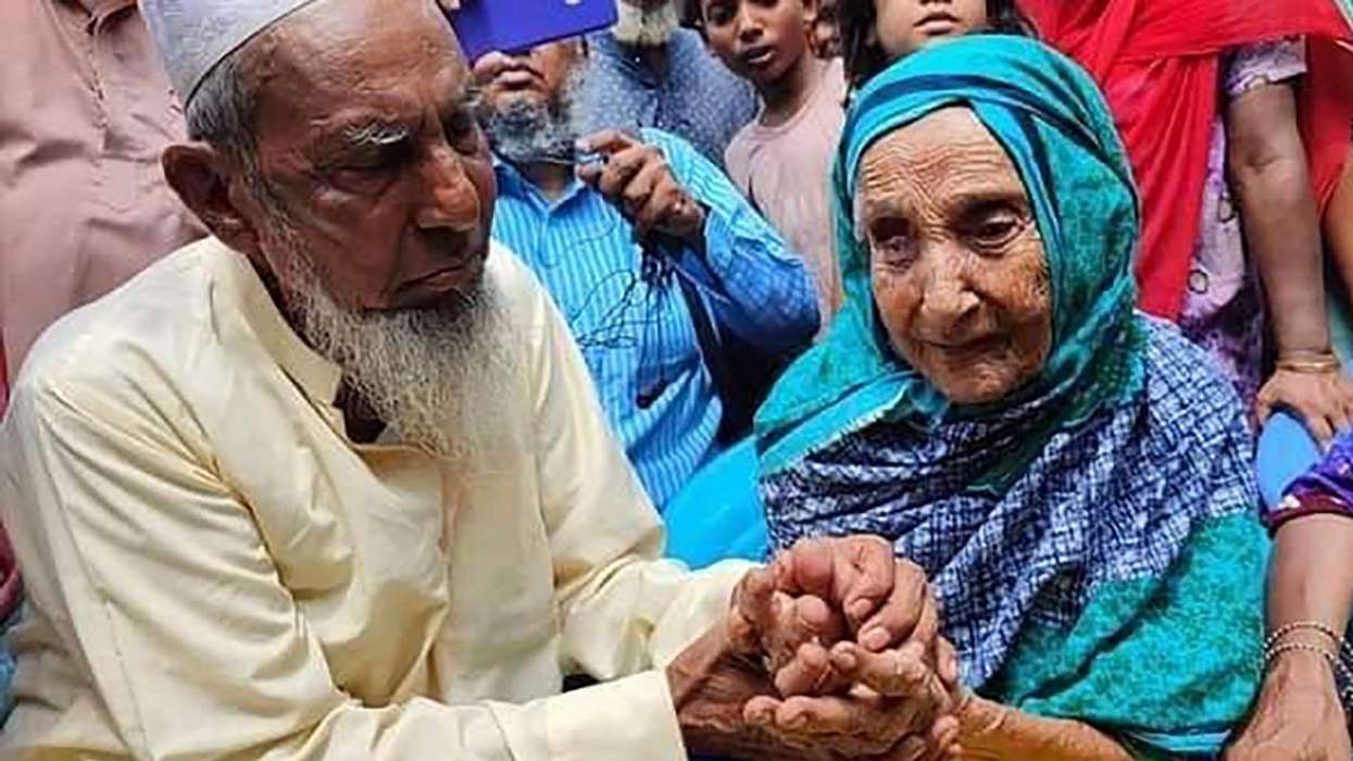 Bangladesh mother and son reunited after 70 years